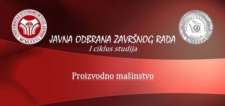 Odbrana Završnog rada I ciklus studija – Rijad Beširović